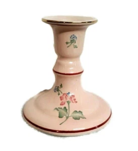 Candelabro vintage Porcelana rosa Japón Toque de coronación Complementos florales 4 " - Imagen 1 de 6