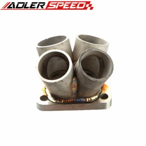 USA 4-1 Cylinder Manifold Header Merge Collector Stainless Steel T25 T28 Flange - Foto 1 di 5