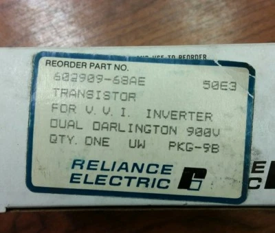 Reliance Electric 602909-68AE 晶体管(全新/剩余) — 第 1/4 张图片
