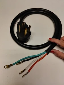 Samsung Dryer -4 Foot Power Cord -4 Prong 30A - Picture 1 of 7