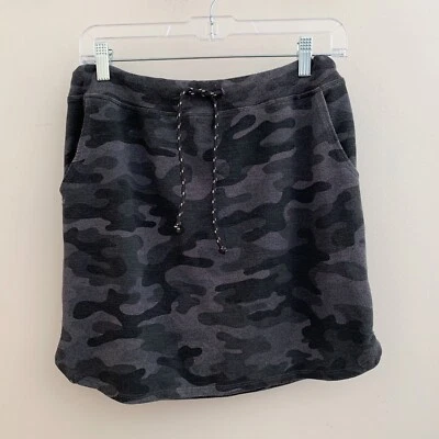 Saia Pull On Estampa Camuflada Diversa Tamanho 1 Pequena Cinza Athleisure - Imagem 1 de 4