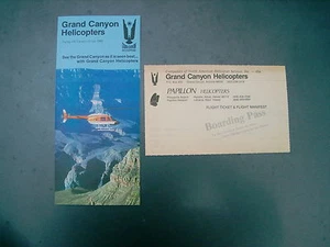 Folletos de helicófonos del Gran Cañón con tarjeta de embarque precio de liquidación - Imagen 1 de 1