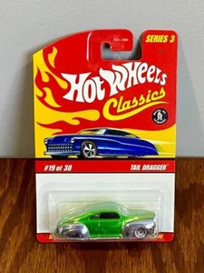 2003 Hot Wheels Treasure Hunt Tail Dragger Green Protective Case FREE SHIP - Picture 1 of 1