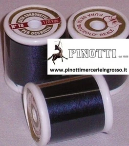 FILO IN SETA PURA 100% - FINEZZA TIT.18 (1/4) PER PUNTINO - SPOLA DA 170 YDS  - Picture 1 of 29