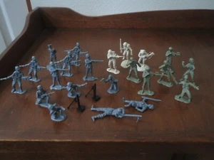 BMC WW2 GIs, British, German Soldiers & 2 Mortars Toy Soldiers 1/32 - Bild 1 von 1