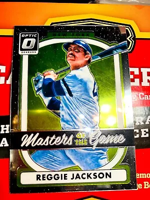 2017 Panini Donruss Optic Masters of the Game Reggie Jackson #MG9 HOF V146 - Image 1 of 2