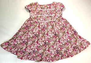 Gymboree Baby 2005 rosa Blumendruck Cordkleid Größe 12-18 Monate - Bild 1 von 7