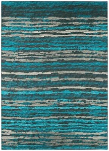 Addison Rugs Bravado ABV34 Peacock Washable 5' x 7'6" Indoor Outdoor Area Rug - Picture 1 of 4
