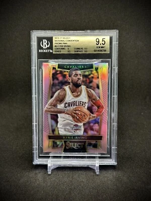 Kyrie Irving 2016-17 Panini Select NBA Pink Prizm /15 SSP Beckett 9.5 Gem Mint - Image 1 of 2