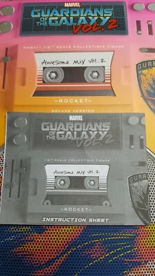 Hot toys MMS411 GOTG Vol 2 Deluxe 1/6 Rocket action figure's users guide only - Image 1 of 2