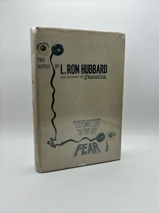 TYPEWRITER IN THE SKY AND FEAR L. RON HUBBARD Gnome Press HC DJ 1st Edition - Picture 1 of 9