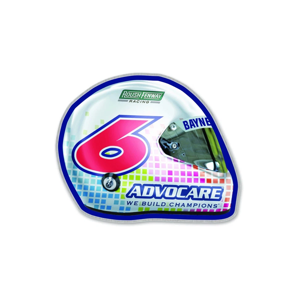 Trevor Bayne 2017 Wincraft #6 Advocare Helmet Pin Carded FREE SHIP - Image 1 of 1