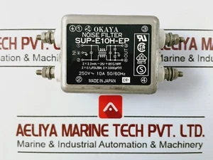 Okaya SUP-E10H-EP noise filter 250V 10A 50/60HZ 2X0.1µF(X2)SH 2X3300PF(Y) - Picture 1 of 8