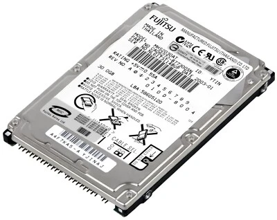 Hard Drive Fujitsu MHS2030AT 30GB 4200RPM 2MB Cache IDE ATA PATA 2.5'' Inch - Image 1 of 3