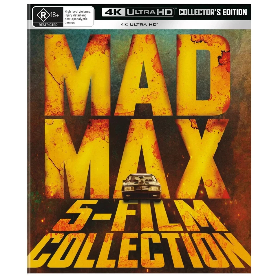 Mad Max 5 Film Collection 4K Ultra HD Collector's Edition BRAND NEW Region B - image 1 of 1