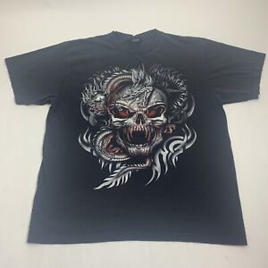 Kvelertak Hibou Hommes T-Shirt Noir Heavy Metal Band Tee Rock Shirt