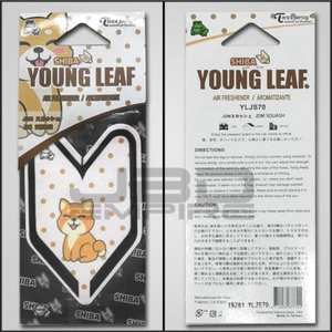 Treefrog Young Leaf Shiba JDM Squash Scent Japanese Air Freshener Car Auto Home - Picture 1 of 3