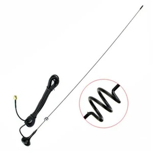 144/430MHz Dual Band UT-108UV SMA-M UHF+VHF Magnetic Vehicle-mounted Antenna - Picture 1 of 6