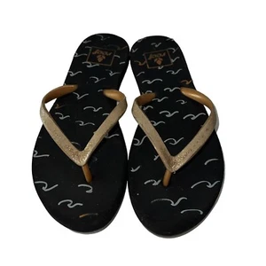 Reef Glitter Flip Flops For Women Gold Size 5 - Picture 1 of 7