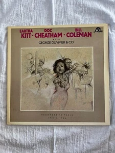Eartha Kitt Doc Chatham Bill Coleman Recorded In Paris 12” LP Disques Swing 1985 - Picture 1 of 7