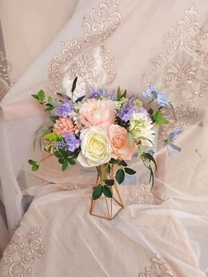 Spring Wedding bouquets/Bridesmaid bouquets/White Rose /Customized bouquets - Image 1 of 4