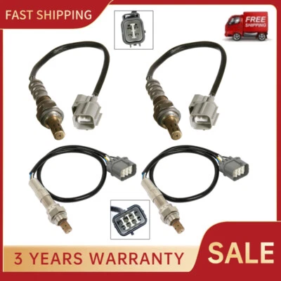 4X Oxygen Sensors For Honda Ridgeline 3.5L V6 2006-2008 Acura TL 3.2L V6 2004-06 - Image 1 of 4