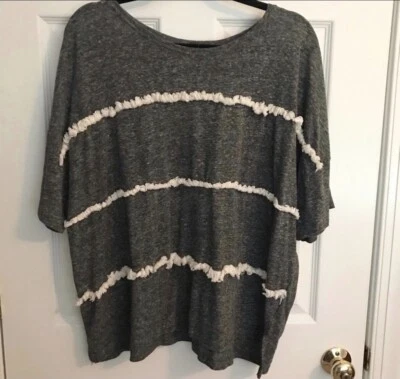 Old Navy Linen Blend Embroidered Plus Size Top Size XXL - Image 1 of 4