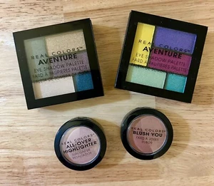 PALETAS DE SOMBRAS DE OJOS COLORES REALES, RESALTADOR TOTAL, RUBOR, NUEVO SELLADO - Imagen 1 de 6
