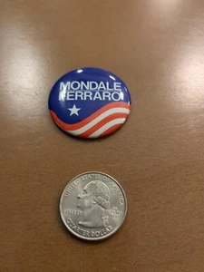 Pulsante Spilla Vintage Mondale Ferroeo Elezioni Vite Voto Presidente No Spilla - Foto 1 di 2