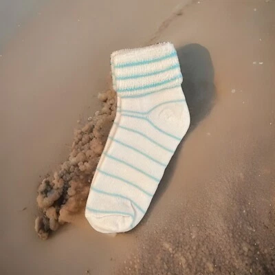 Vintage Ms Sport Terry Cloth Hanes Ankle Socks 75% Orlon - Image 1 of 2