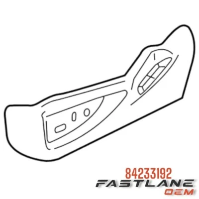 GMC SIERRA 3500 HD 2014-2023 panel asiento moldura nuevo OEM 84233192 Foto 1 de 4