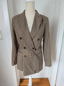 Toller Blazer von H&M, kariert, beige - braun - grün, 40, neu - Bild 1 von 5