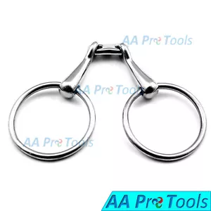 AA Pro: Eggbutt Sliver Roller Large O' Ring Bit 4.5'' Stainless Steel, BT-0089 - Picture 1 of 3