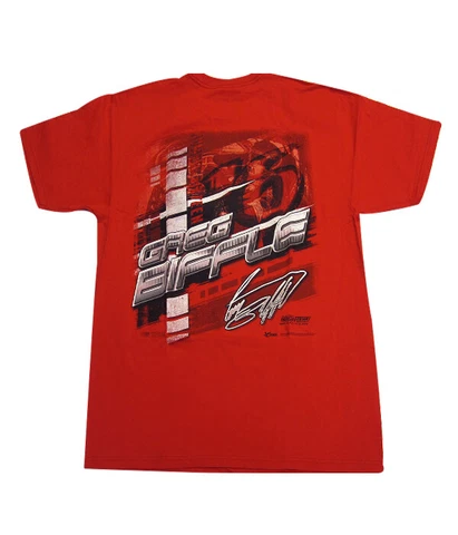 #16 Greg Biffle Red Crew Neck T-Shirt Cover