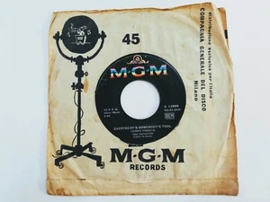 CONNIE FRANCIS 7" JEALOUS OF YOU 45 GIRI VINYL ITALY 1960 MGM VINILE 45 GIRI 7" - Foto 1 di 3