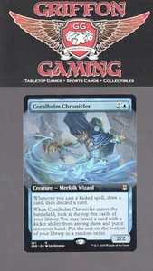 Arte extendido Coralhelm Chronicler (Zendikar Rising casi como nuevo como nuevo) Magic The Gathering - Imagen 1 de 2
