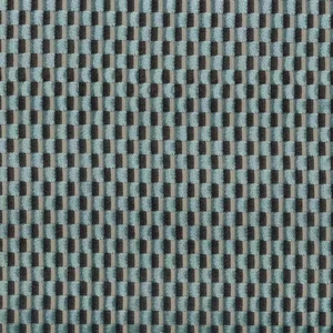 Osborne & Little geformter Korbgeflecht Samtstoff - Thespis Aqua 3 Yards F7044-04 - Bild 1 von 1