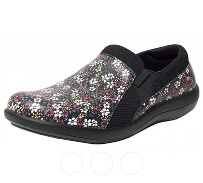 ALEGRIA Duette Size 41 Nursing Shoes Slip On Womens Work Hospitality Floral Clog - image 1 of 4
