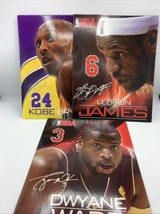 Kobe Bryant, LeBron, Wade, Portafolio 2 Carpetas de Bolsillo 11.81x9.35" Paquete De 7 - Imagen 1 de 9