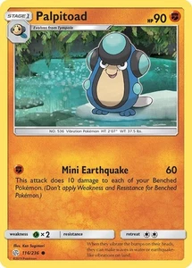 Palpitoad 116/236 Sm-Cosmic Eclipse Regular - Picture 1 of 1