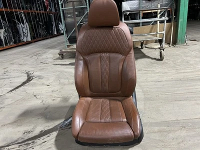 2019 BMW X5 Brown Leather Driver Left Side Front Seat OEM  - Image 1 of 4