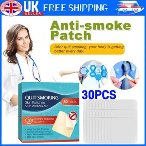 30X Nicotine Patches Stop Smoking Aid Steps 1 Through 3 to Quit Smoking Patches+ - Picture 1 of 13