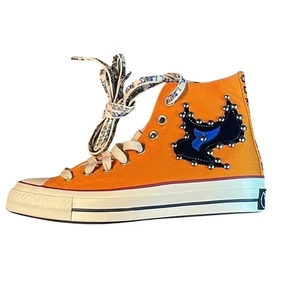 NWOT. Converrse All Star Orange Lace-up Sneakers. 6.5 - Picture 1 of 8