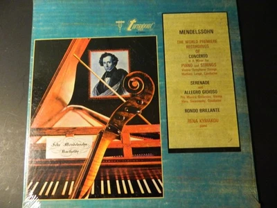 Mendelssohn A MINOR Piano and Strings Rena Kyriakou  turnabout Vox TV34105 - Image 1 of 3