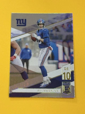 2019 Panini Donruss Elite Eli Manning #78 New York Giants (Y) - Image 1 of 2