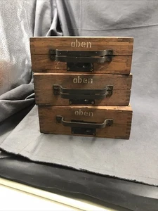 3 Vintage Holzkisten Militär Industrie Style - Bild 1 von 8