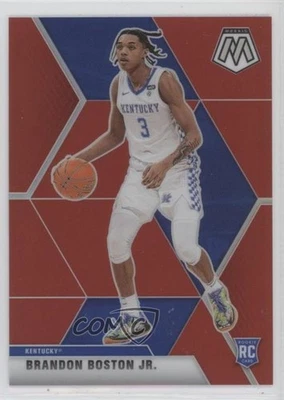 2021 Panini Chronicles Draft Picks Mosaic Red /149 Brandon Boston Jr Rookie RC - Image 1 of 2