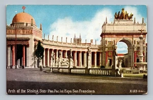 Vintage 1915 Panama-Pacific Expo Arch of the Rising Sun Postcard - Picture 1 of 2