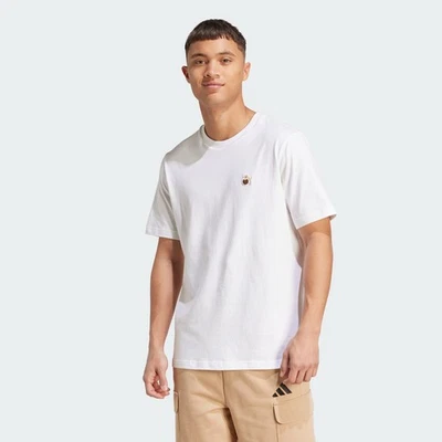 adidas men Dog Hoop Patch Graphic Tee - Image 1 of 4