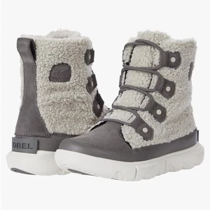 Sorel Explorer II Joan Acogedoras Botas Impermeables Aisladas Paloma Luz Cantera Talla 5 - Imagen 1 de 12